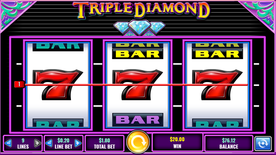Обкладинка класичного Triple Diamond від IGT.