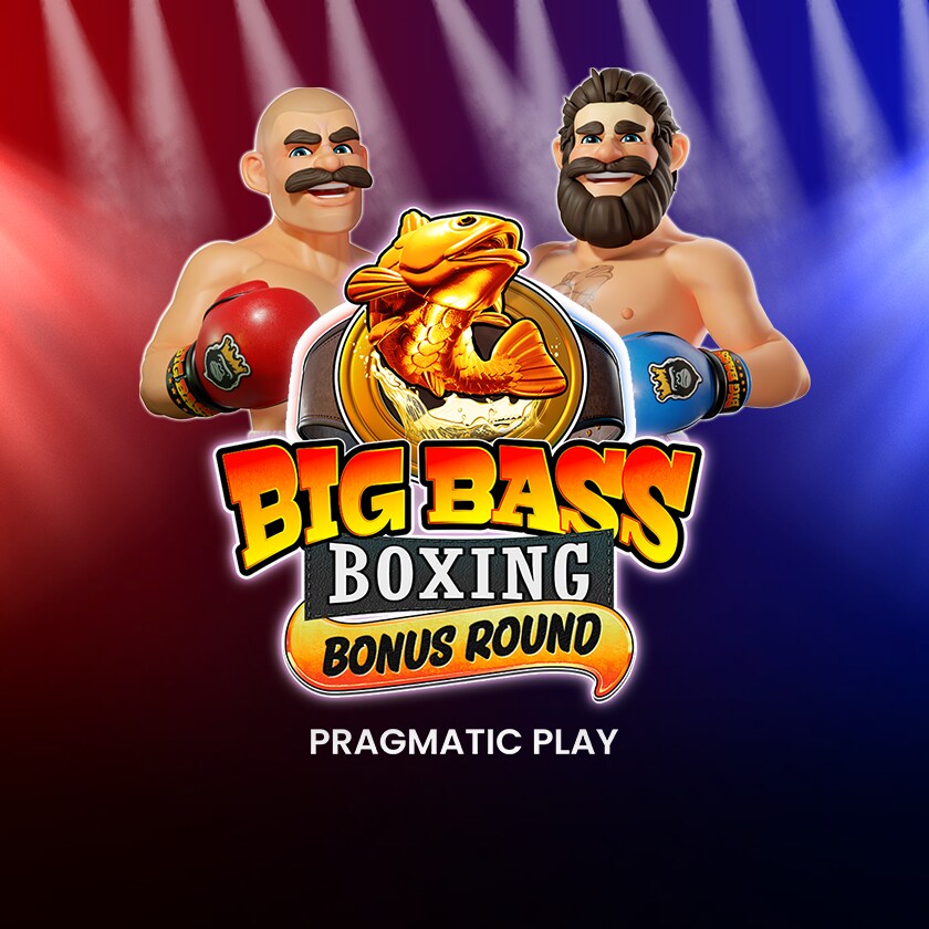 Big Bass Boxing Bonus Round: два боксери біля логотипа