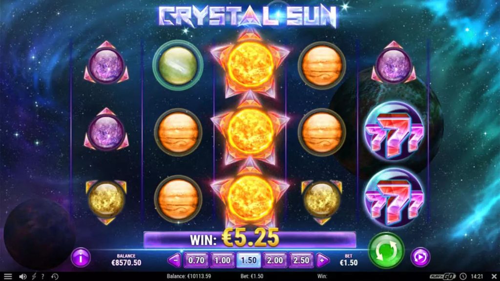 Ігрове поле Crystal Sun від Play’n GO