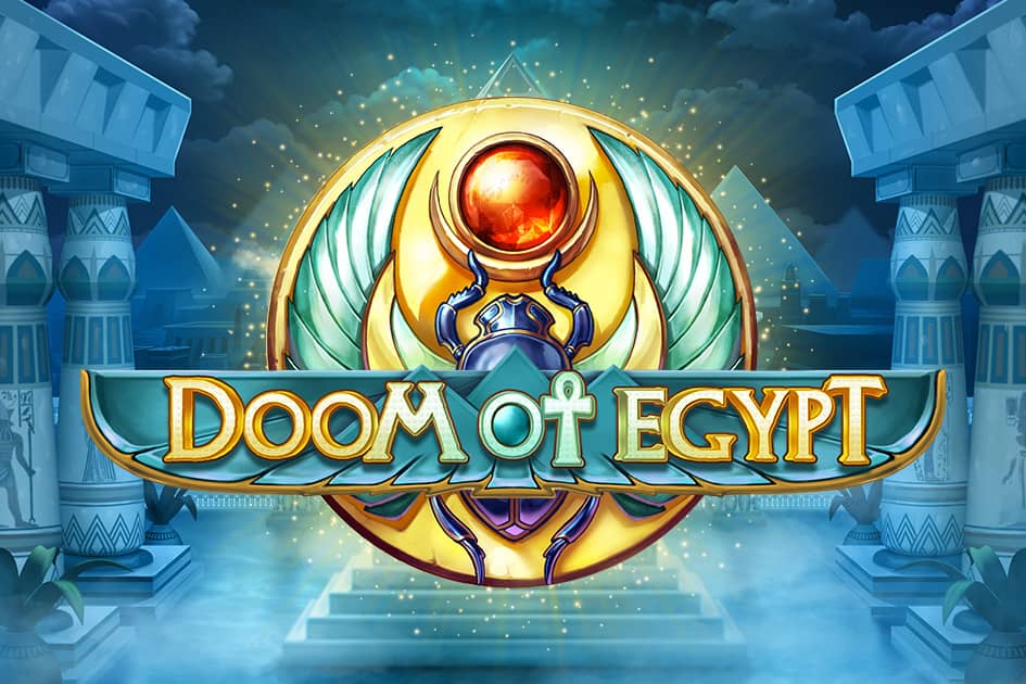 Обкладинка Doom of Egypt зі скарабеєм