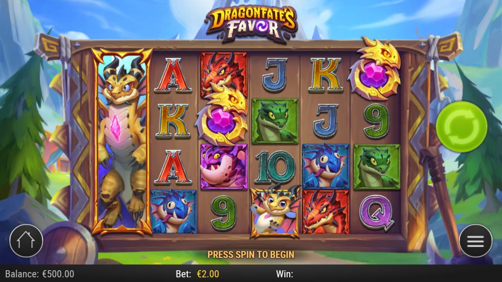 Dragonfate’s Favor: базовий екран 6 на 4