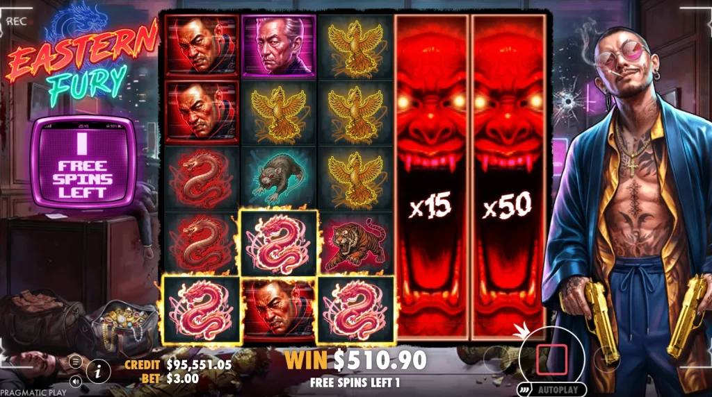 Eastern Fury: Super Free Spins