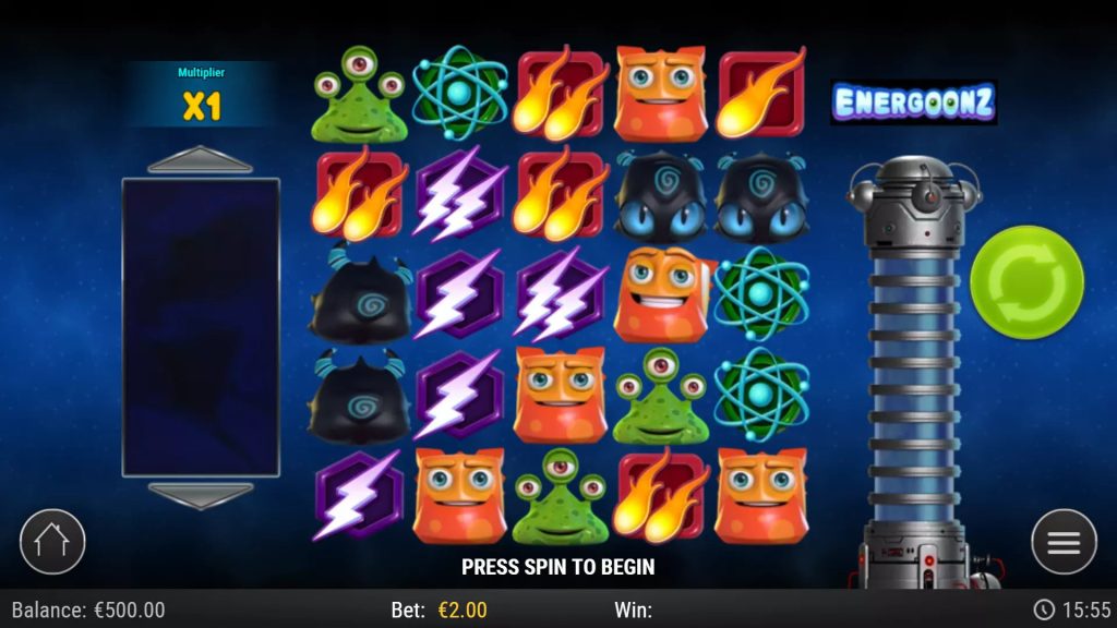 Ігровий екран Energoonz від Play’n GO