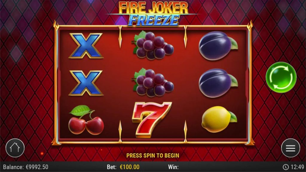 Ігрове поле Fire Joker Freeze