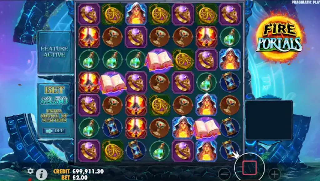 Знімок fire portals bonus feature