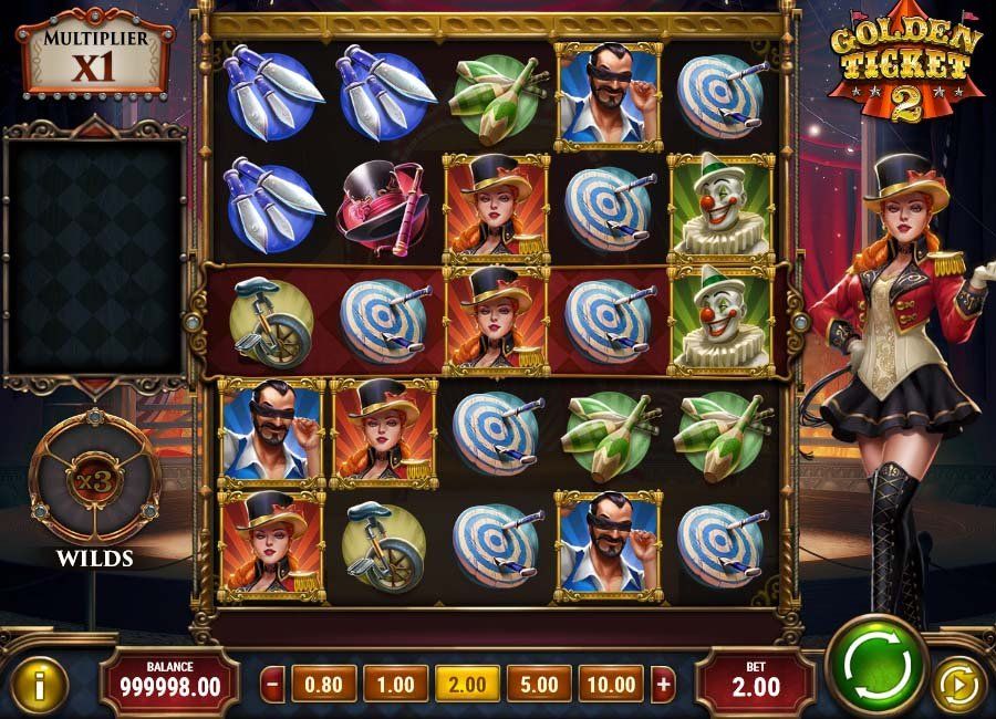 Ігровий екран Golden Ticket 2 від Play’n GO