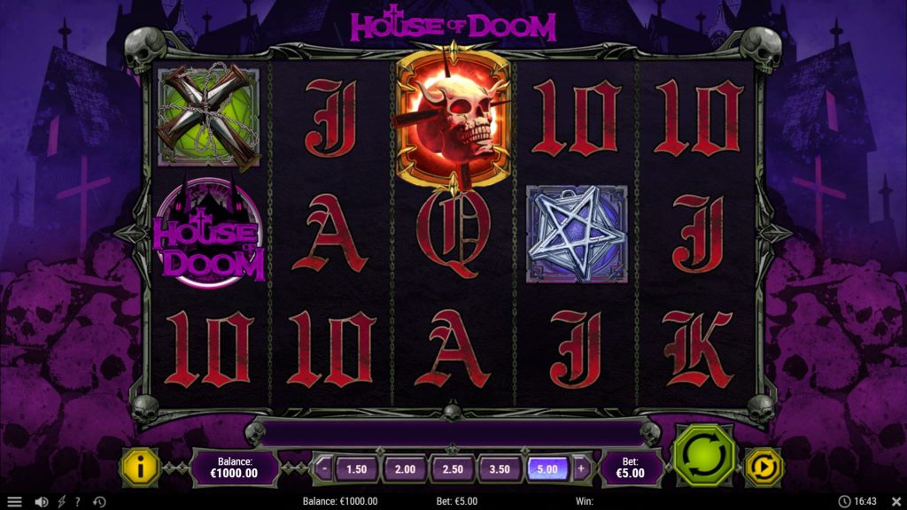 Реальний ігровий екран House of Doom