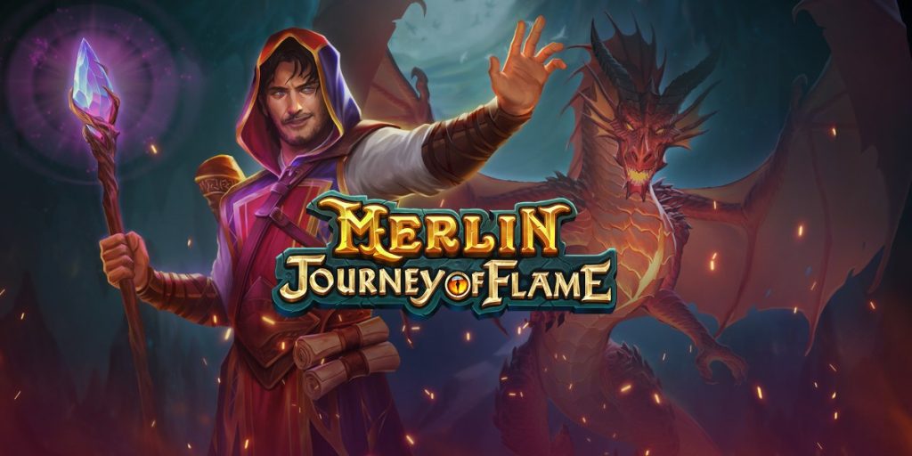 Обкладинка гри Merlin: Journey of Flame від Play’n GO