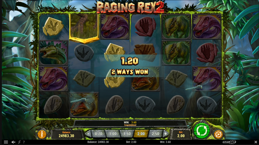 Ігрове поле Raging Rex 2