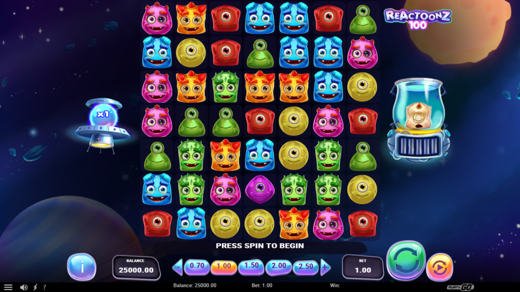 Знімок Reactoonz 100 Base Game