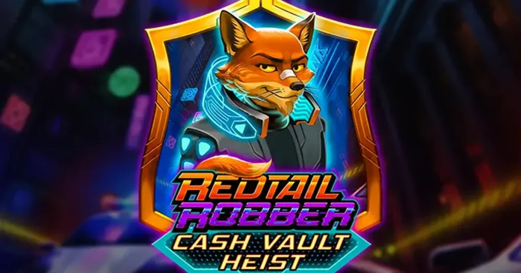 Redtail Robber Cash Vault Heist slot cover from exact-title page