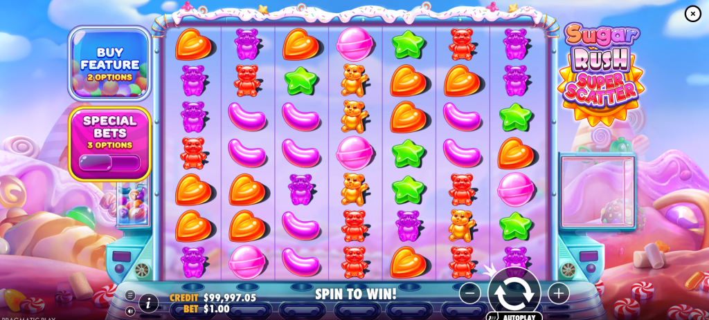 Знімок Sugar Rush Super Scatter Base Game