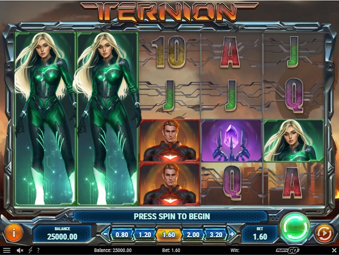 Ігровий екран Ternion від Play’n GO