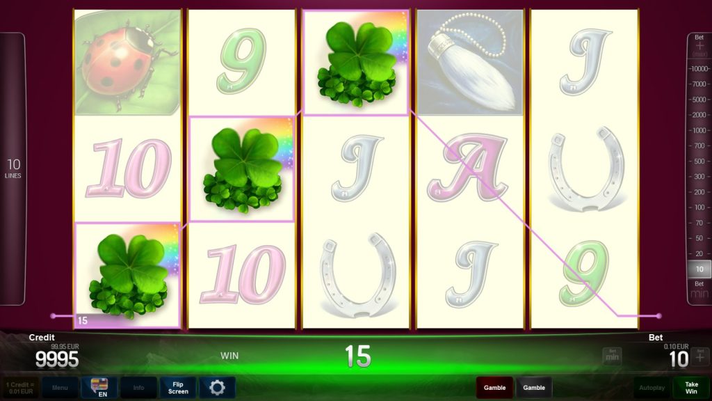 Знімок екрана Lucky Lady's Charm deluxe від NOVOMATIC
