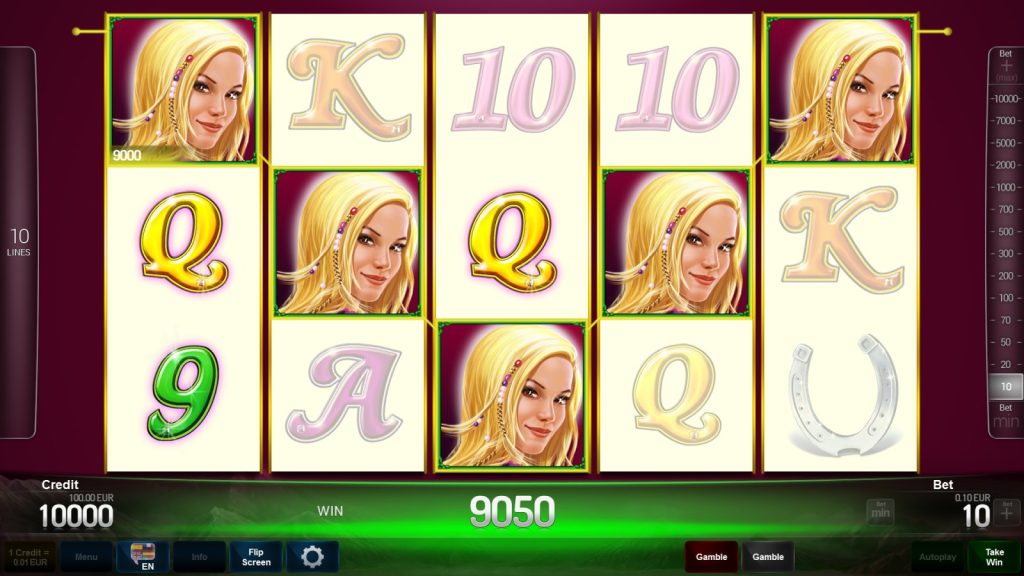 Знімок екрана Lucky Lady's Charm deluxe від NOVOMATIC