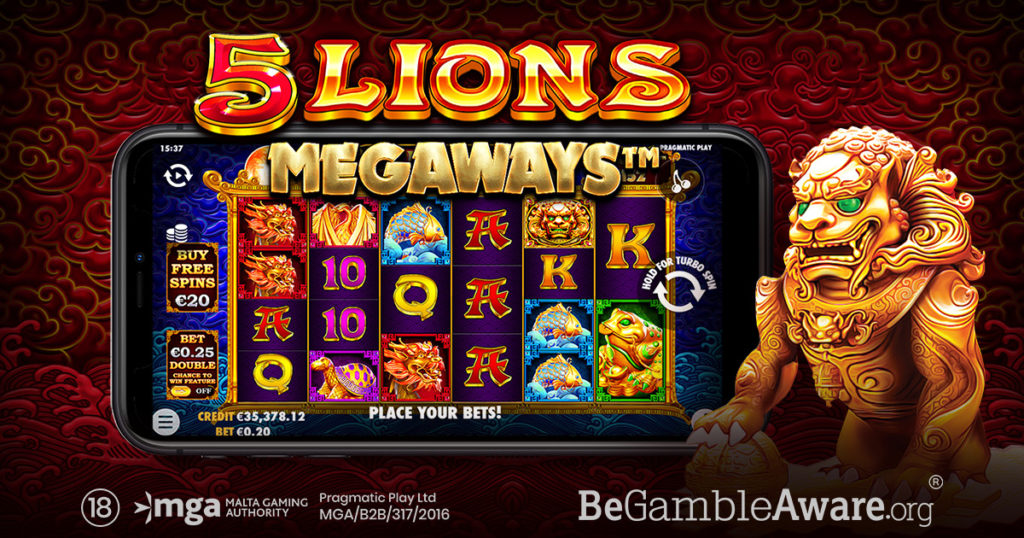 Знімок екрана 5 Lions Megaways від Pragmatic Play